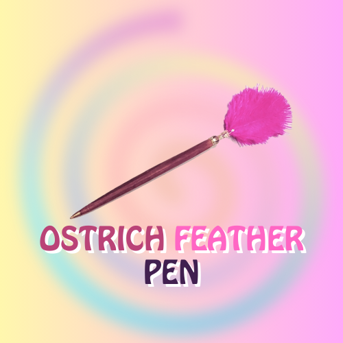 Ostrich Feather Pen