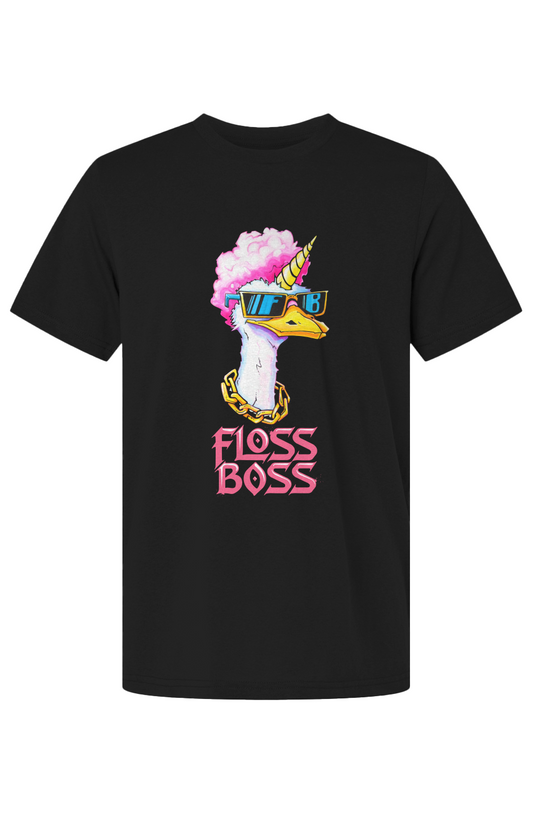 Floss Boss Fan Art by Nick Heilig on Eco Max Tee